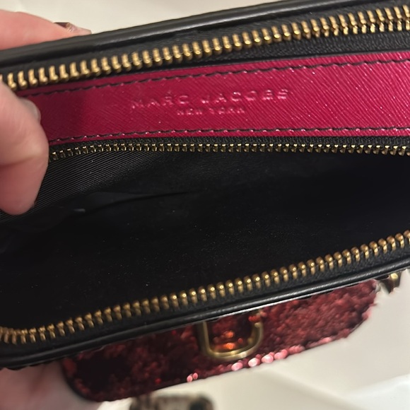 Marc Jacobs The Snapshot Sequin Leather Camera Bag - Picture 3 of 6